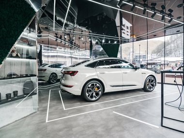 Audi открыла инновационный эко-павильон в Красной Поляне